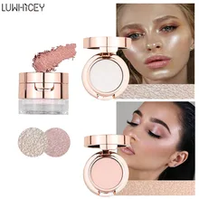 Маскирующая пудра для консилера, поляризационная, высокоглянцевая, прессованная пудра, двухслойная, глянцевая, пудра для теней, косметический инструмент для лица