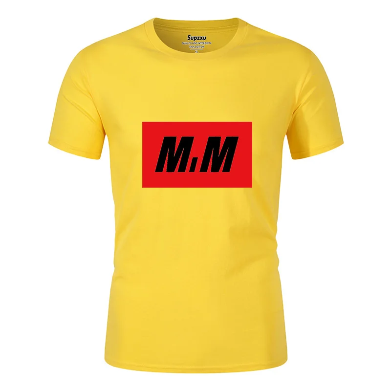 

2020 Men's Summer Print MMT Shirt Black White T-shirt Short Sleeve Loose 2XL High Quality Clothing Top Free Shipping Hot Sale