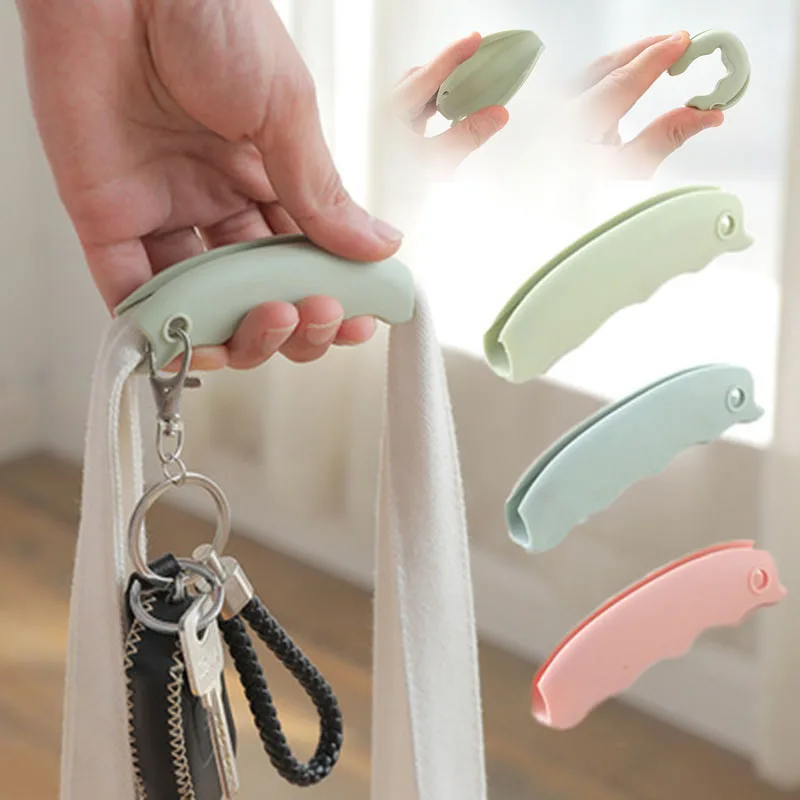 

Bag Carrying Handle Tools Silicone Knob Relaxed Carry Shopping Handle Bag Clips Handler Kitchen Tools