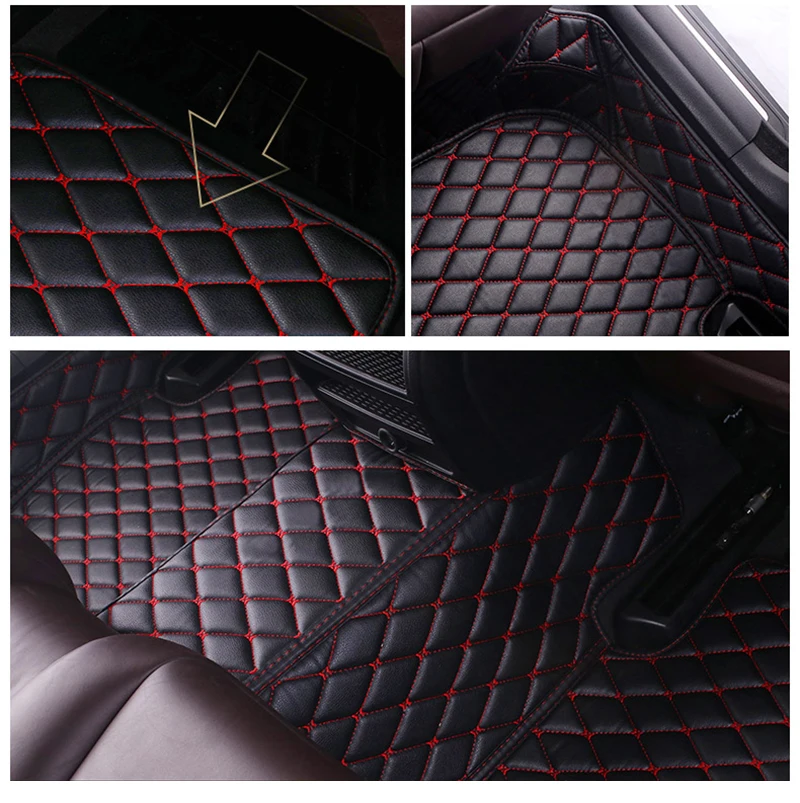 Кожаные автомобильные коврики для ног Mercedes Benz W203 W210 W211 AMG W204 A B C E S CLASS CLS CLK CLA SLK GLA GLC