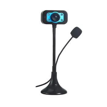 

USB Desktop HD Webcams Web Camera Built-in Night LED Lights For Computer PC Laptop Video Recording/Call with micphone