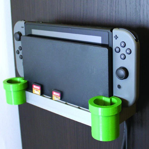 

Desktop Hanging Bracket Base Controller Storage Box Game 3D Printing For Nintendo Switch Ns Wall Mounted Water Pipe Modeling