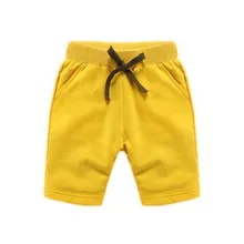 Summer fashion cotton trousers boy beach shorts pure color candy color pants children clothing retail children's clothing
