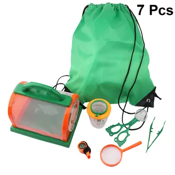 

7/9Pcs Portable Insect Observation Kit Telescope Insects Observation Tools Magnifying Lens Children for Outdoor Trip Camping