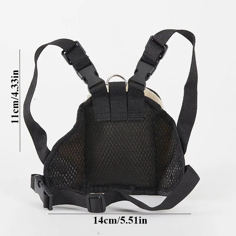 Large-capacity Dog Backpack Portable Puppy School Bag Cute Dog Backpack New Nylon Pet Convenient Snack Bag