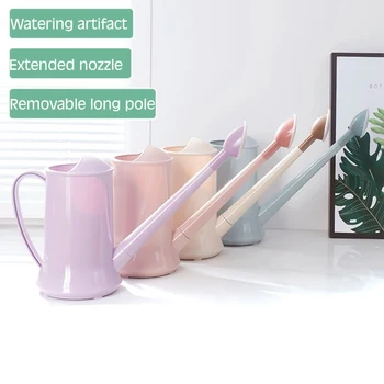 

2L Long Spout Kettle Household Plastic Watering Can Thicken Retro Watering Can Garden Watering Tool