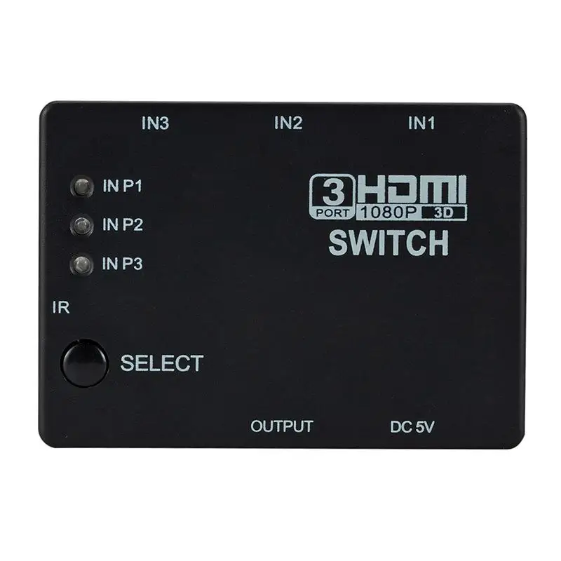 HDMI 3 порта переключатель разветвитель концентратор с пультом 1080p для PS3 PS4 Xbox One HDTV