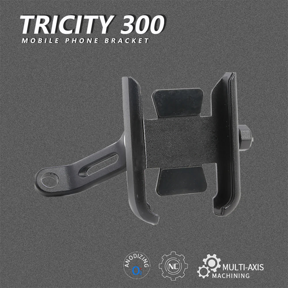 For YAMAHA TRICITY 300/125/155 NMAX XMAX 250/400/Tech Max 2014-2021 Aluminum Motorcycle Mobile Phone Bracket Stand Holder | Автомобили и