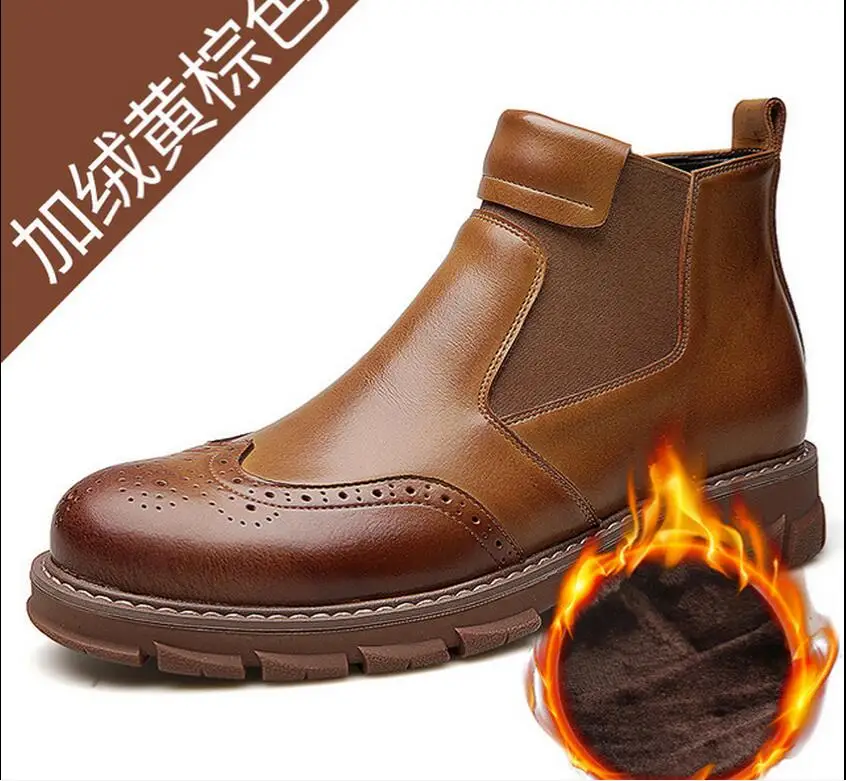 Мужская обувь; Новинка; женские ботинки Martens из натуральной кожи; повседневная обувь Dr. В байкерском стиле; теплые зимние мужские ботинки; Рабочая обувь