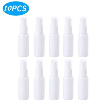 

10Pcs Portable Travel Transparent Empty Spray Bottles 30ml Plastic Mini Refillable Container Empty Cosmetic Containers 2020
