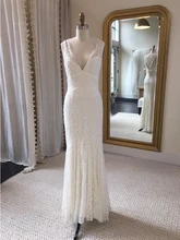 Special Offers Comfortable Light Lace Wedding Dress Bridal Gown Vestido De Noiva V Back Straps Sheath Robe De Marriage Custom-made Special Offers Comfortable Light Lace Wedding Dress Bridal Gown Vestido De Noiva V Back Straps Sheath Robe De Marriage Custom-made
