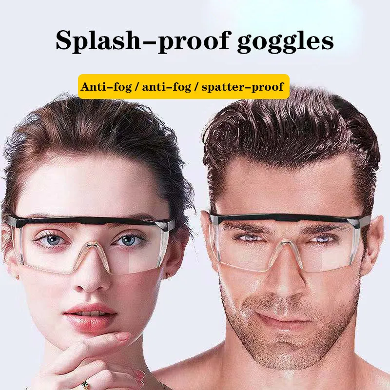 

New Working Safety Glasses Airsoft Protective Work Spectacles Dust Windproof Anti-fog Goggles Eye Protection Safety Articles