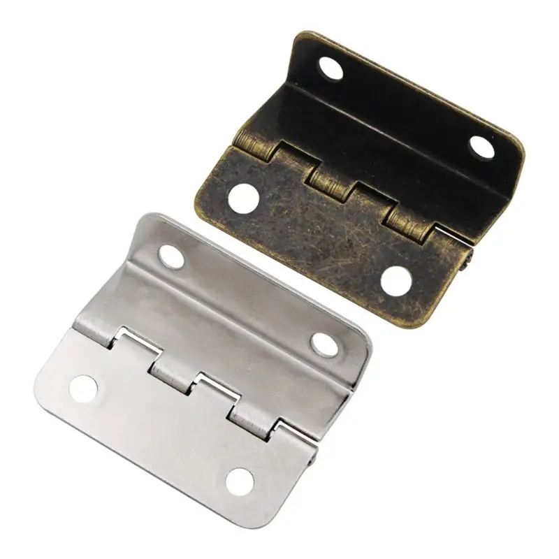 Cabinet Door Hinge Luggage Jewelry Wood Boxes Vintage Hinges Home Furniture Decoration with 4 Hole tip out hinge stainless steel hinges door hinges gas spring hinges gas strut hinges plastic hinges nylon hinges 4Pcs