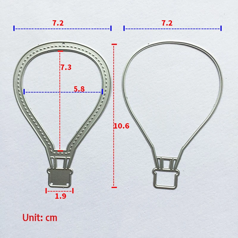 Воздушный шар металлические режущие штампы для DIY скрапбукинга альбом декоративные бумажные карточки ремесло тиснение высечки