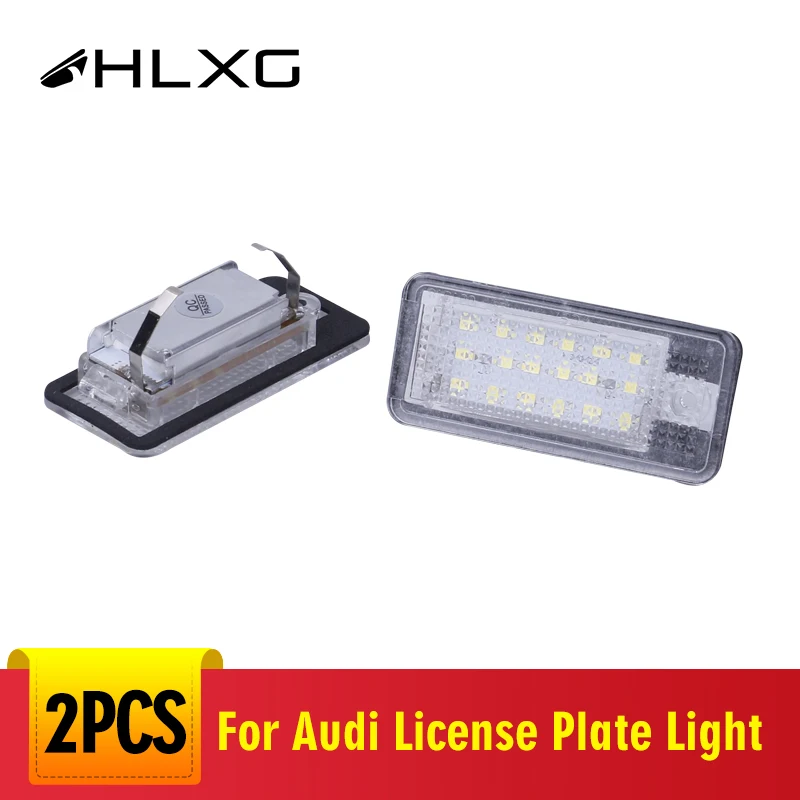Для Audi Q7 светильник номерного знака Canbus 5050SMD светодиодный для A3 S3 A4 S4 B6 A6 S6 A8 S8|Фара