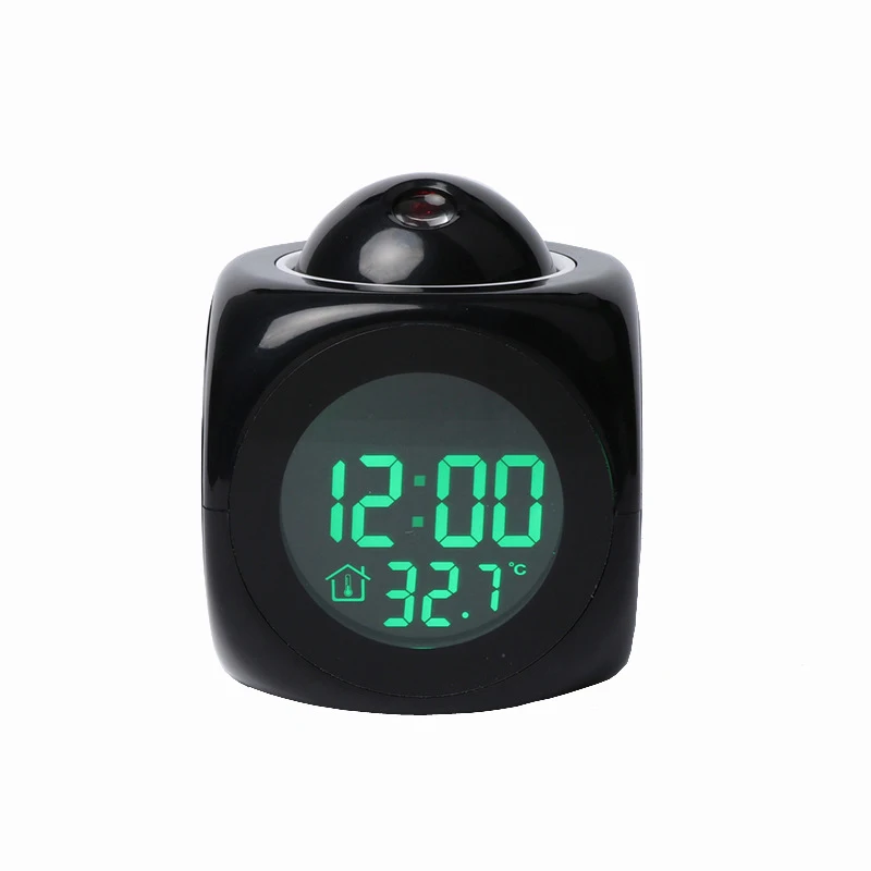 USB Английский Голосовой будильник Время Проекционные часы многофункциональные креативные спальня ленивый будильник проекционные часы