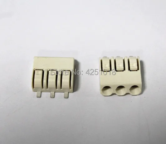 SMD2060 LED PCB Interconnect Terminal Block 50PCS/lot Push-in Button in Tape-And-Reel Packaging