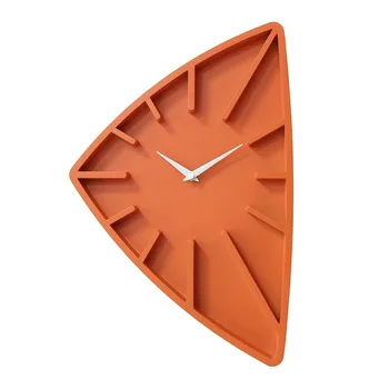 

triangular scale stereo wish wall clock amazon glassless clock silent bedroom original design wall clock Single Face