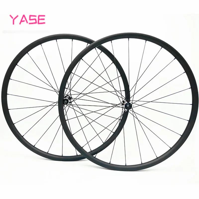 

YASE Ultralight 29er carbon mtb disc wheels 28x22mm tubeless bike wheel NOVATEC D411SB-D412SB 100x15 142x12 carbon wheelset