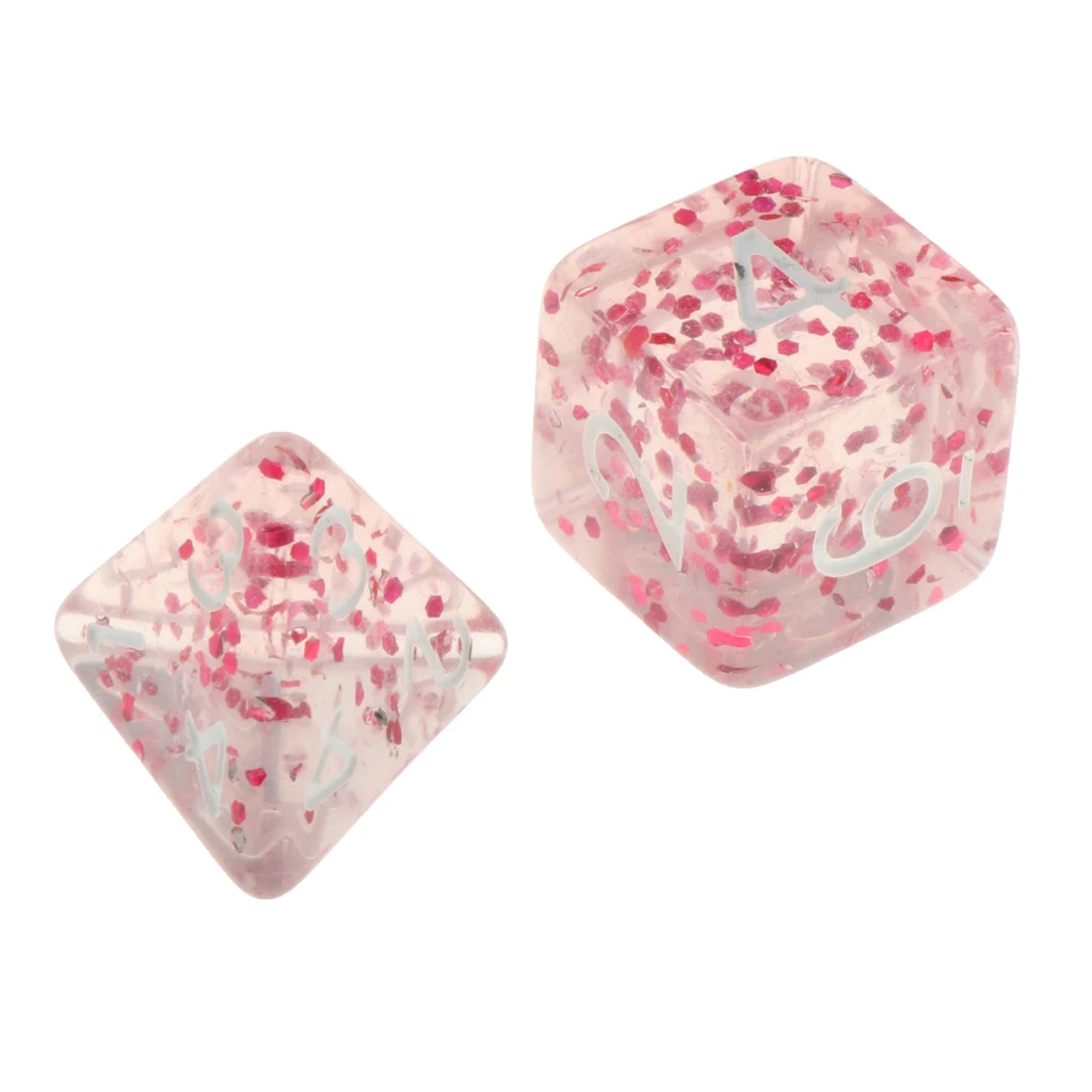 Pack of 7 Polyhedral Dices Table Board Games Party KTV for Dungeon & Dragons DND Dice Set Party Game Dices Hobby & Collectibles