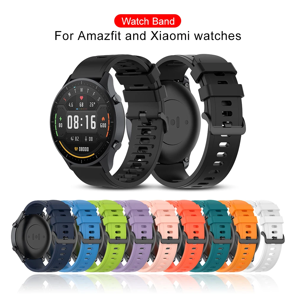 Силиконовый ремешок для xiaomi watch color2 цветные спортивные часы цветной браслет xiao mi