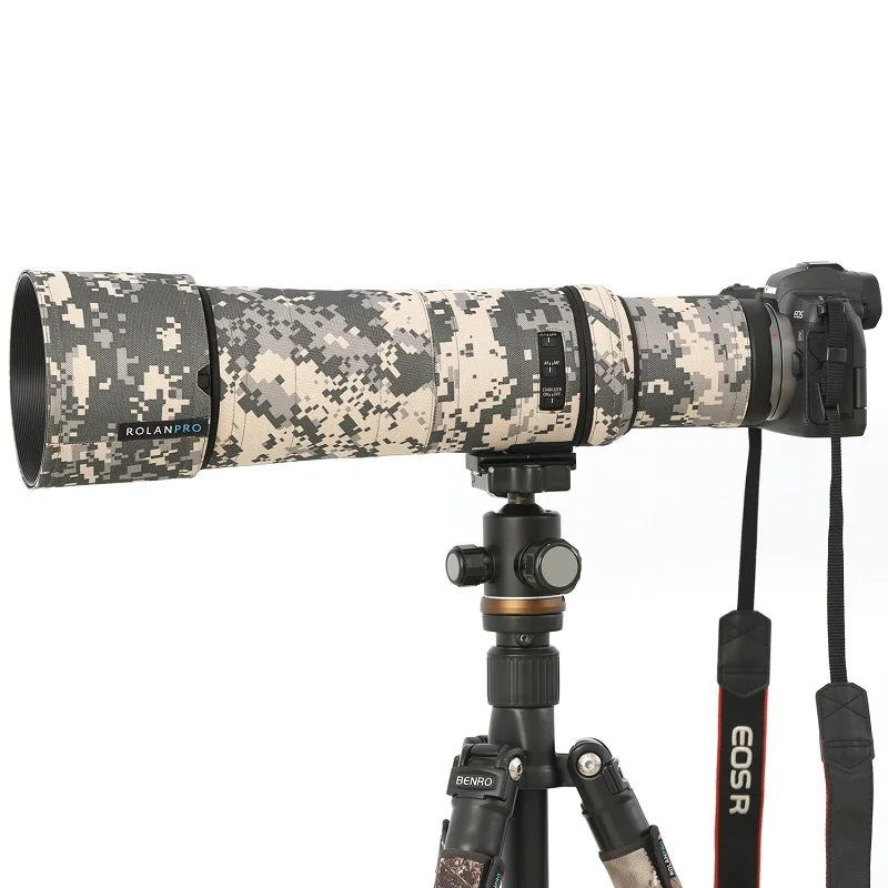 ROLANPRO Waterproof Lens Coat for Canon RF 800mm F11 IS STM Camouflage Cover Lens Sleeve Guns Case dslr Cameras canon rf 800