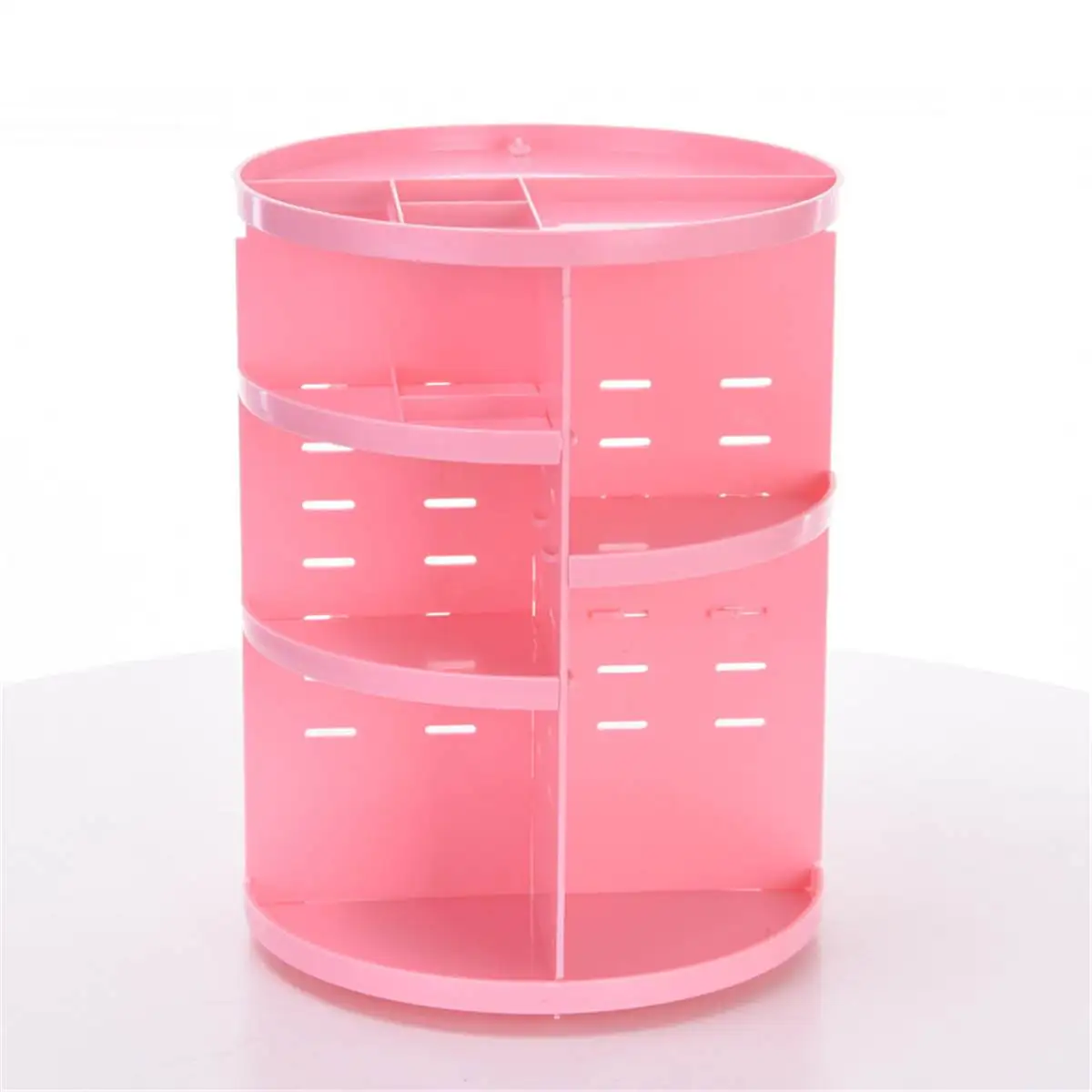 Makeup Display Stand Large Capacity Makeup Organizer 360 Degree Rotating Cosmetics Storage Rack Fashion Crystal Storage Shelf