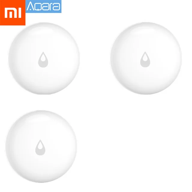 3 pcs Xiaomi Mijia Aqara датчик погружения воды детектор утечки воды для дома удаленный сигнал безопасности датчик замачивания - Цвет: 3 pcs