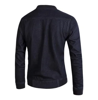 

2018 Autumn & Winter Men Embroidered Trend Men Slim Fit Denim Jacket Men Demin Ja