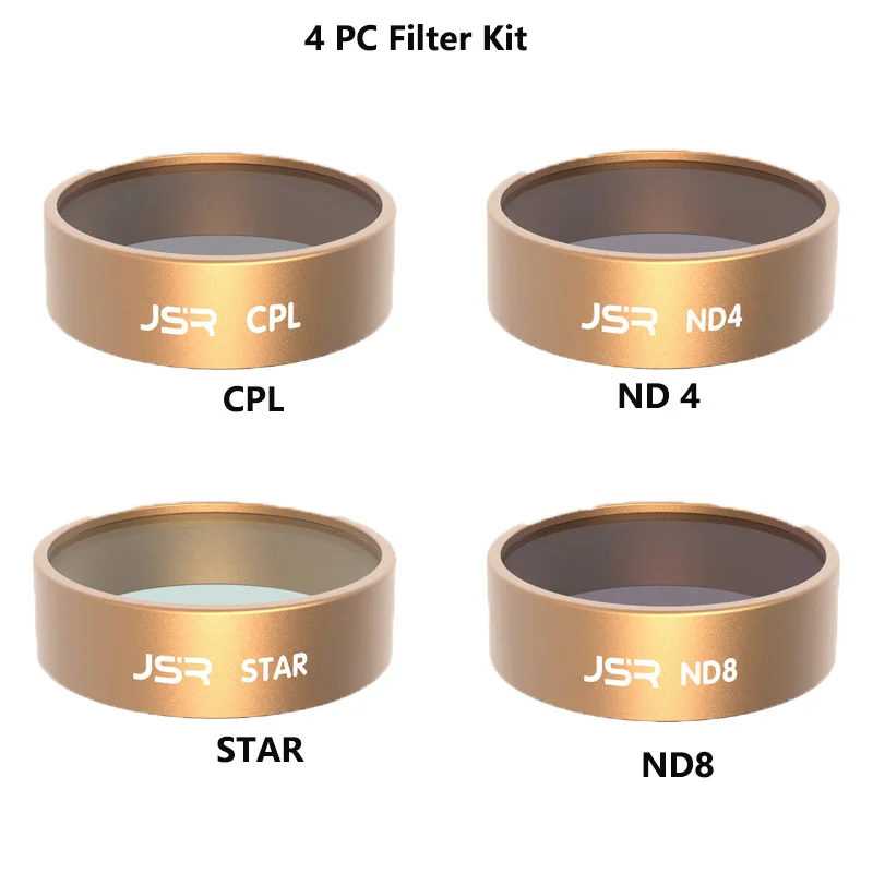 Фильтр для Fimi X8 SE CPL UV Star ND 4 8 16 32 фильтры нейтральной плотности для Fimi X8 SE аксессуары для дрона - Цвет: 4 PC KIT