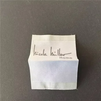 의류 라벨, 맞춤형 4x5cm 중앙 접이식