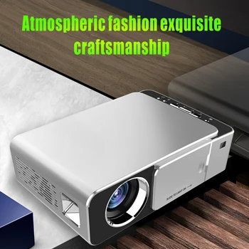 

US/EU Plug LCD T6 Smart Wifi Projector Support 1080p HD LED Portable Mini Projector Video For Home Theater Game Movie Cinema
