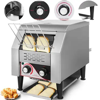 

150PCS/H Electric Commercial Conveyor Toaster Tray Toasting Machine Restaurant