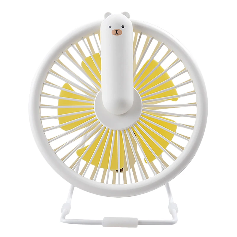 

Desktop Charging Fan Cartoon Three-Speed Wind-Powered Usb Fan Suitable For Home Desktop Enjoy Cool