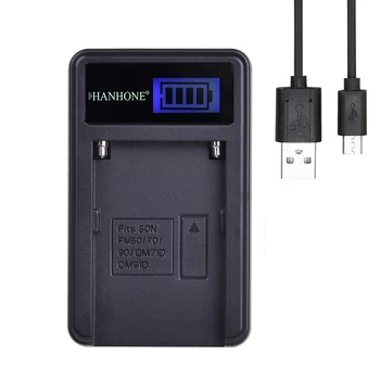 

5PCS NP-F550 Charger 1 Slot LCD Charger For Sony NP-FM50 NP-FM70 NP-FM90 NP-F570 NP-F750 NP-F770 NP-F960 NP-F970 Battery