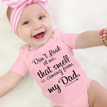 

2020 Newborn Romper Baby Clothes Fashion Casual Letter Cotton O-neck New Born Infant Baby Girls Boys Jumpsuit Funny Baby Rompers