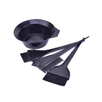 

4pcs/set Hair Color Dye Bowl Comb Brushes Tool Kit Set High Quality Headed Brushes Set Tint Coloring Dye Bowl Comb Brush Twin