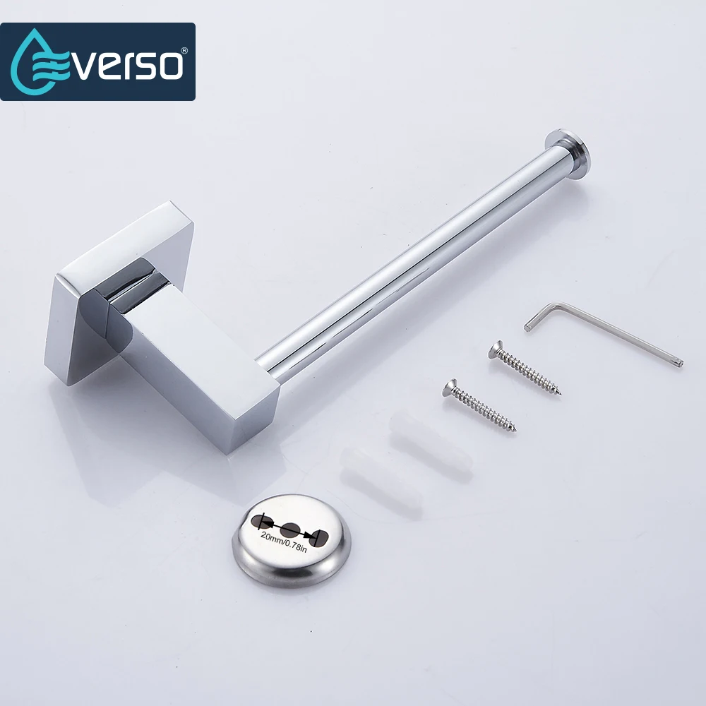 Держатель для туалетной бумаги EVERSO настенный держатель из хромированной