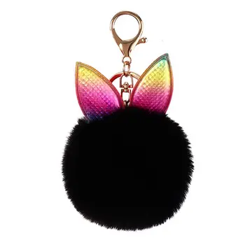 

Plush Toys Hanging Cute Bag Furry Hanging Animals Cute Plush Keychains Hair Ball Keychains Pendant Jewelry Bag Accessories Gift