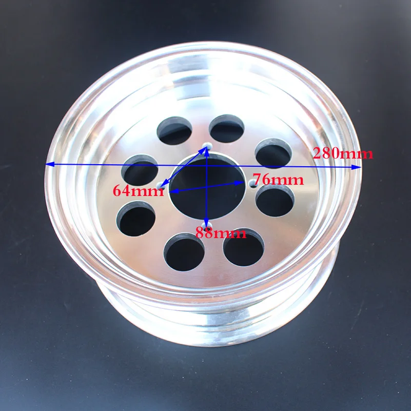 For Monkey Bike Small Monkey Motorcycle Aluminum Wheel hub 2.5 / 2.75 / 3.0 / 3.5 / 4.0 - 10 Inch 8 Hole Vacuum Aluminum Rims