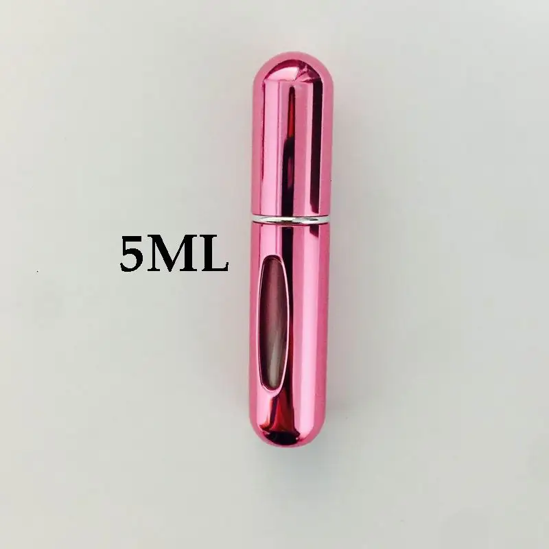 Developfly5ml многоразовый мини флакон-спрей для духов Алюминиевый распылитель портативный дорожный косметический контейнер флакон для духов - Цвет: metal rose color