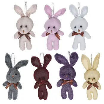 

1pcs DIY Pendant Stuffed Toys for BIrthday GIft Cute Cartoon Rabbit Doll DIY Valentine Wedding Gifts Pendant Stuffed Toys