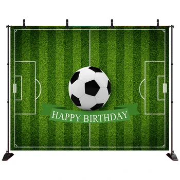 

Acejoker Football Field Backdrop Birthday Party Baby Shower Background Vinyl Photography Photo Porp