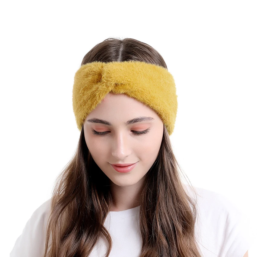 MOLANS Winter Warm Headband  Woolen Knitting Headbands Wool Knitted Elastic Headband Headwear Girls Hair Band Hair Accessories