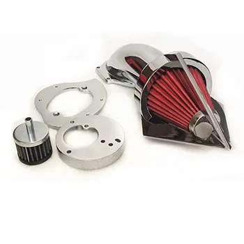 

Motorcycle Cone Spike Air Cleaner Intake Filter Chrome For Honda VTX1300 VTX 1300 Custom