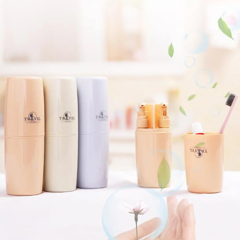 

6pcs/set Outdoor Travel Wash Set Included Wash Cup Bottled Comb Toothpaste Toothbrush Creative Home Wash Cup Home Supplies