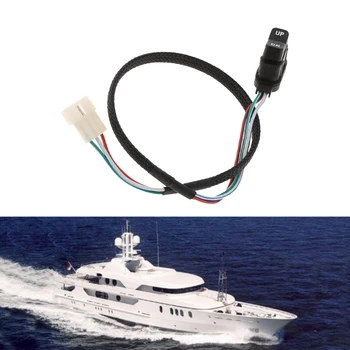

858679T2 Remote Side Control Up and Down Lift Trim Switch for Mercury Outboard Box Button Start Stop