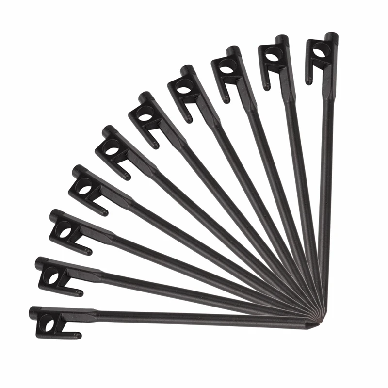 

10Pcs Cast Iron Nail 20Cm Outdoor Hiking Awning Canopy Tent Peg Metal Beach Snow Tent Pegs Stakes 20Cm Cast Iron Nail