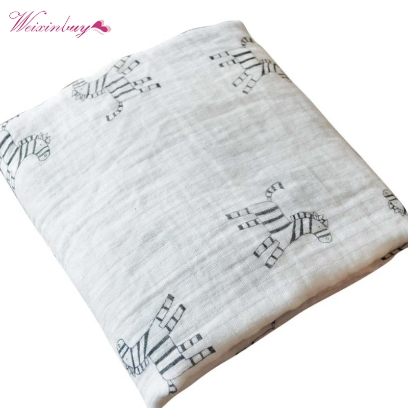 

Baby Toddler Cartoon Bedding Swaddling Blanket Warm Newborn Infant 100% Cotton Swaddle Wrap Towel 120x120cm Baby Beddings