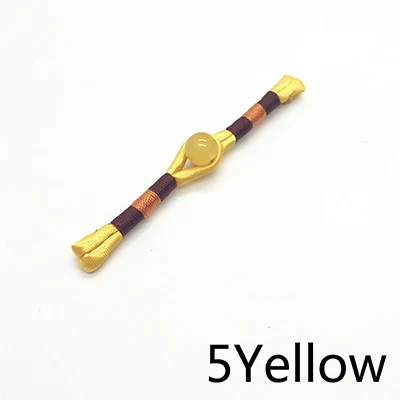 Meetee 10pcs 9.5cm Pearl Cloth Chinese Knot Buttons Retro Cheongsam Tang Suit Chinese Frog Buttons DIY Sewing Material CN071 - Цвет: 5Yellow